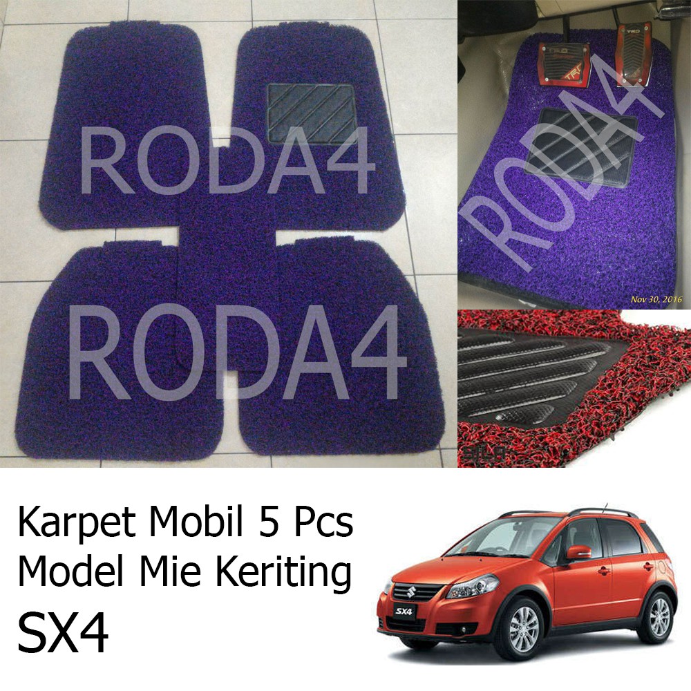 Karpet Mobil / Car Carpet / Floor Mats Universal Model Mie Keriting Sx4