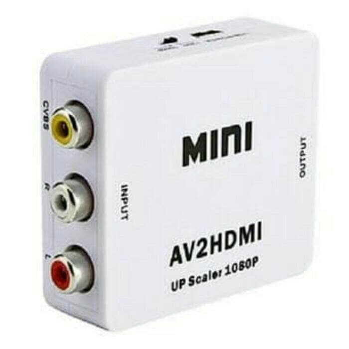 converter av female to hdmi female atau rca female to hdmi female 1080