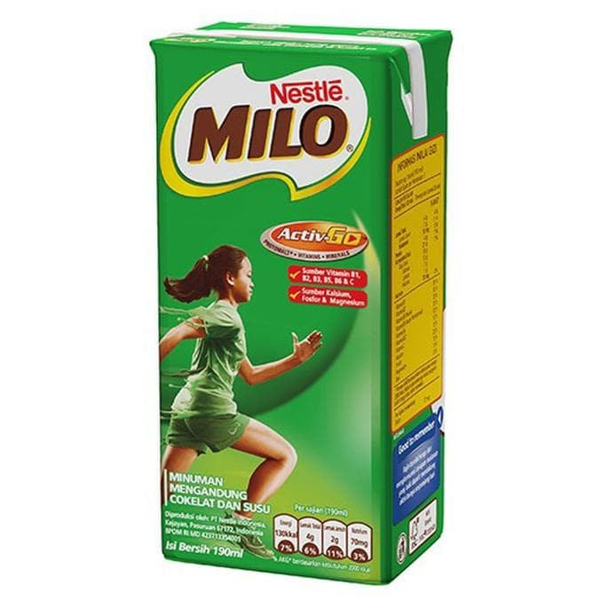 

Milo Activ-GO Cokelat Susu UHT 190 mL