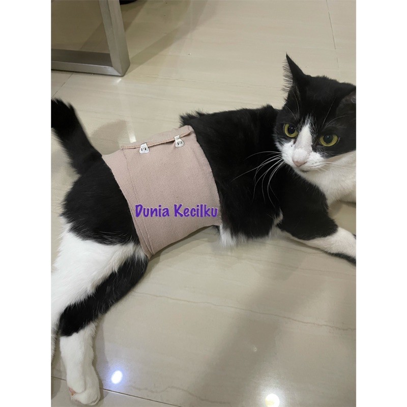 Bandage Elastic Band Dengan Double Pengait | Penutup Luka / Sehabis Kucing Steril