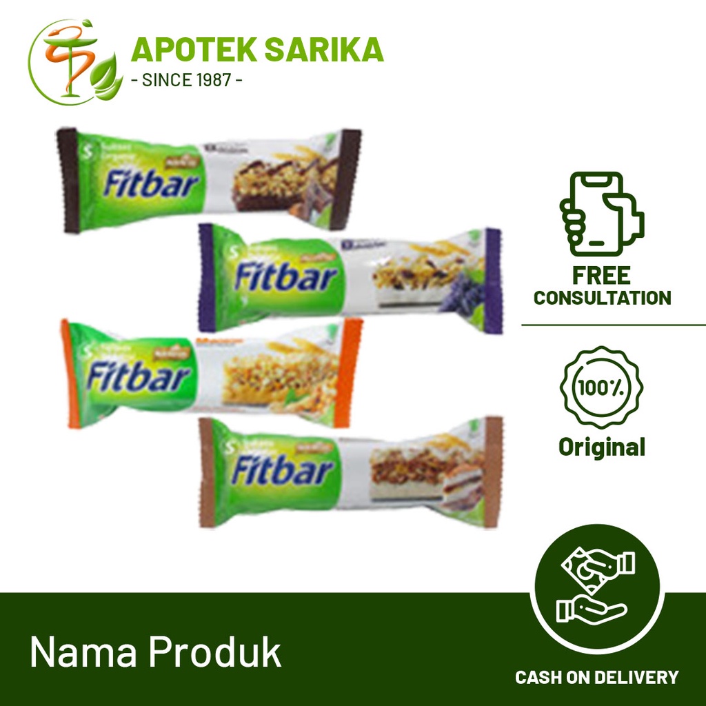

FITBAR ( Snack Rendah Kalori, Tanpa Kandungan Kolesterol)
