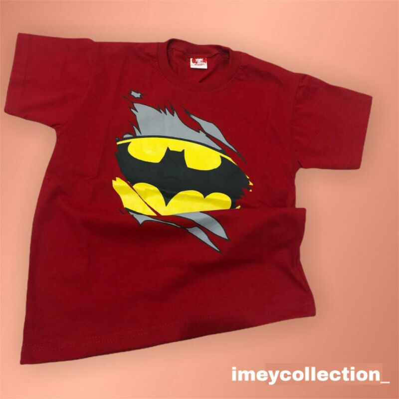 RULLY68SHOP_100%REALPIC KAOS ANAK Katun Bergambar Superhero KAOS DISTRO ANAK MULAI 1-11TH BISA COD