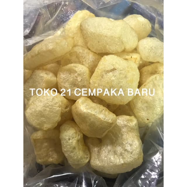 

Krupuk Kulit Sapi Rasa Asin 500 gram | Kerupuk Rambak Jangek Krecek Kiloan 500g