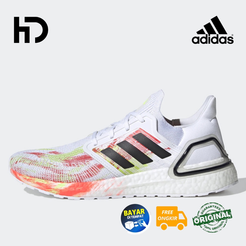 Sepatu Running Pria Adidas Ultraboost 20 'Cloud White' Original FW8169