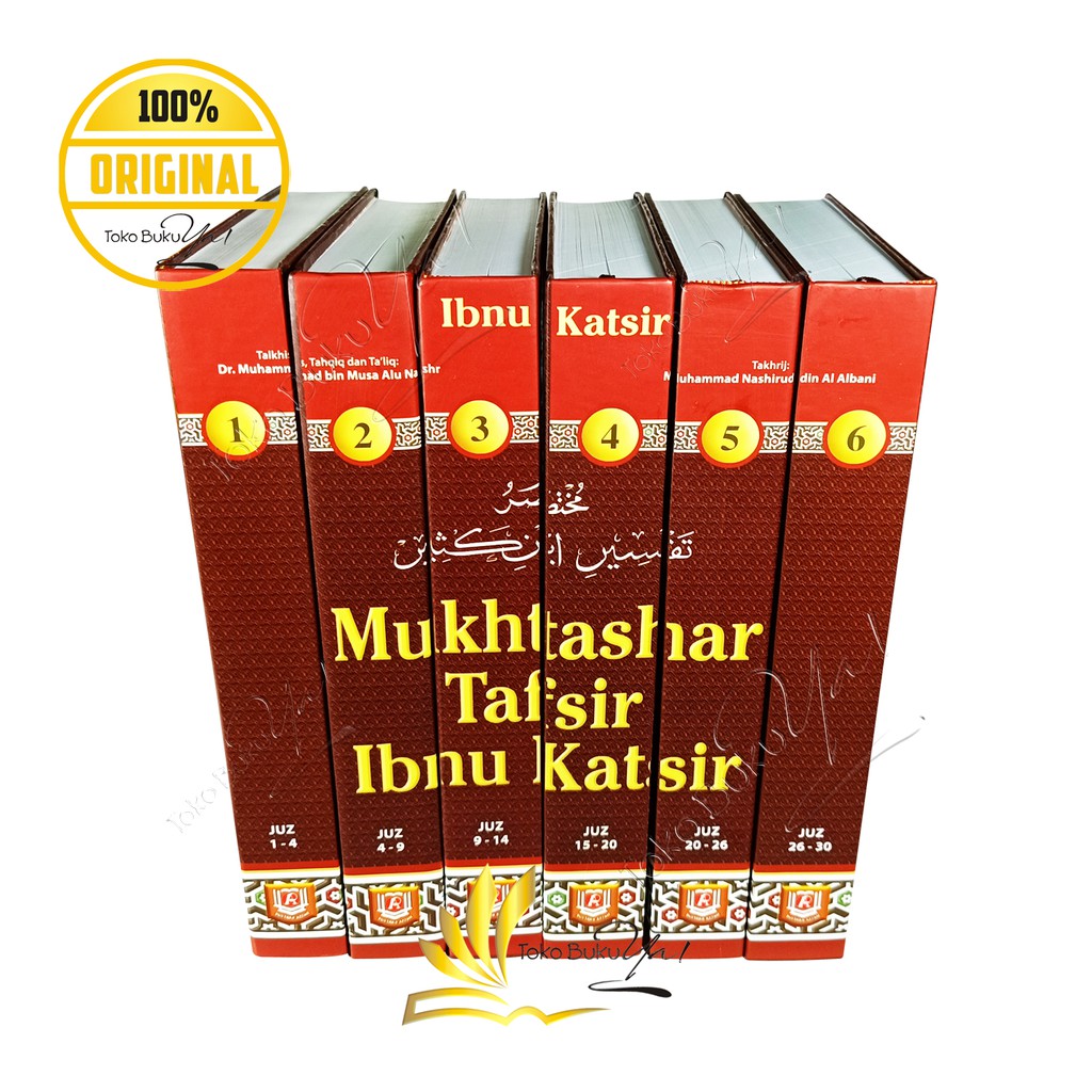 Mukhtashar Tafsir Ibnu Katsir Set Lengkap 6 Jilid - Pustaka Azzam