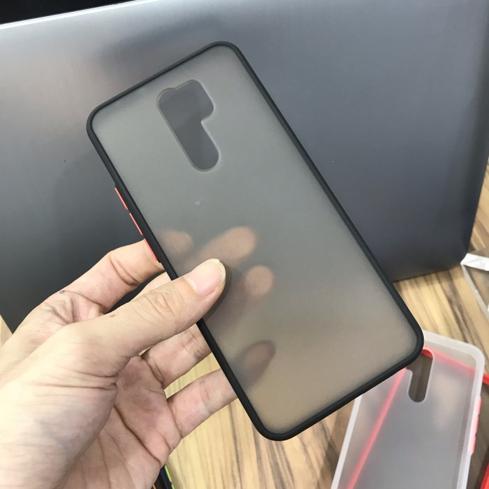 PREMIUM HYBRID CASE BLACK DOVE ANTI PECAH FOR XIAOMI REDMI 9