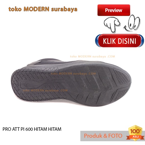 PRO ATT PI 600 HITAM HITAM sepatu pria sepatu casual sneakers