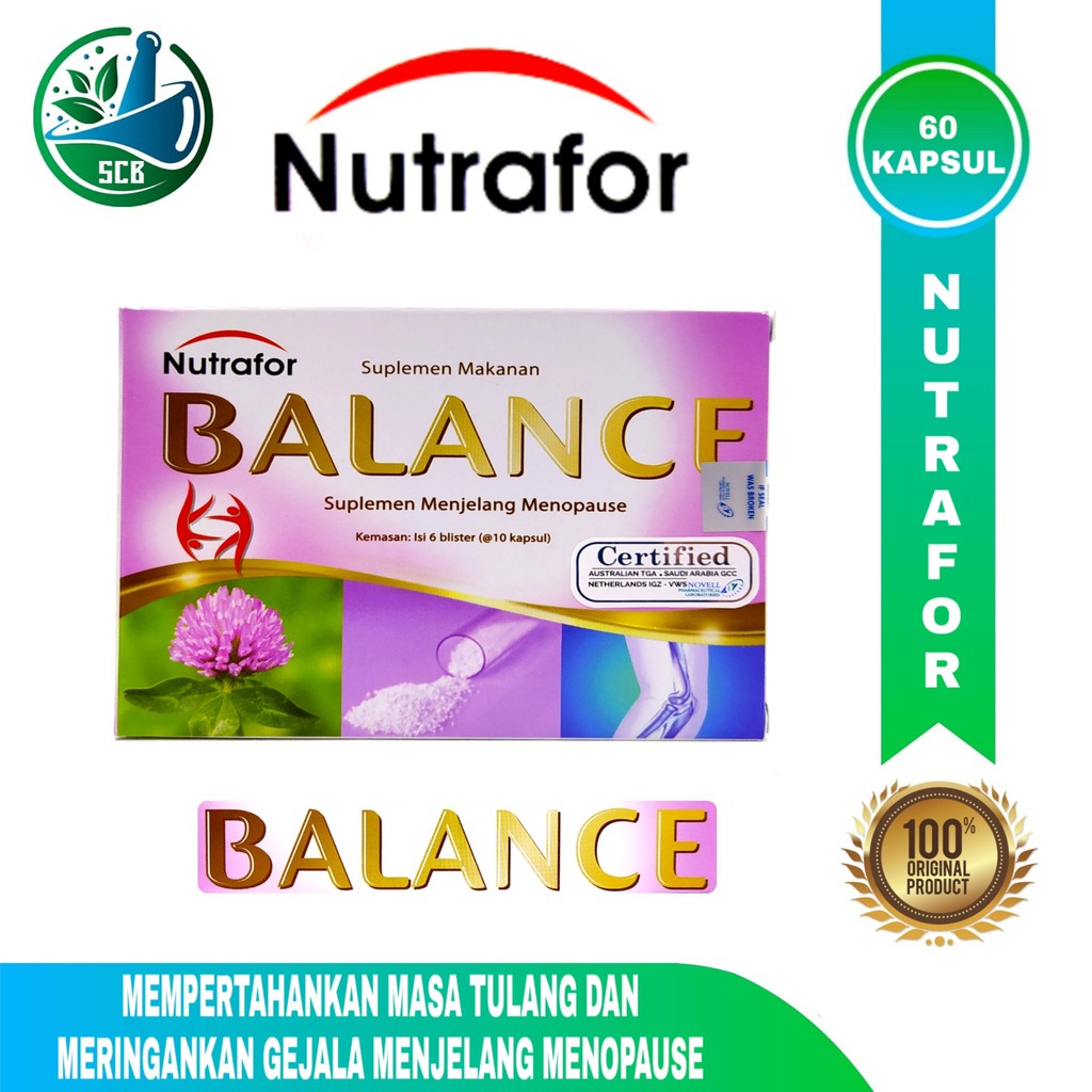 Nutrafor Balance - Suplemen Kesehatan Menjelang Menopause