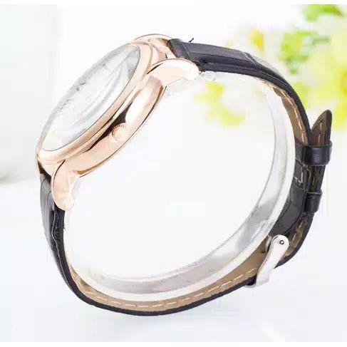 ✅ COD KUMA J-191 Jam Tangan Pria Wanita Geneva Tali Kulit Motif Formal Pria