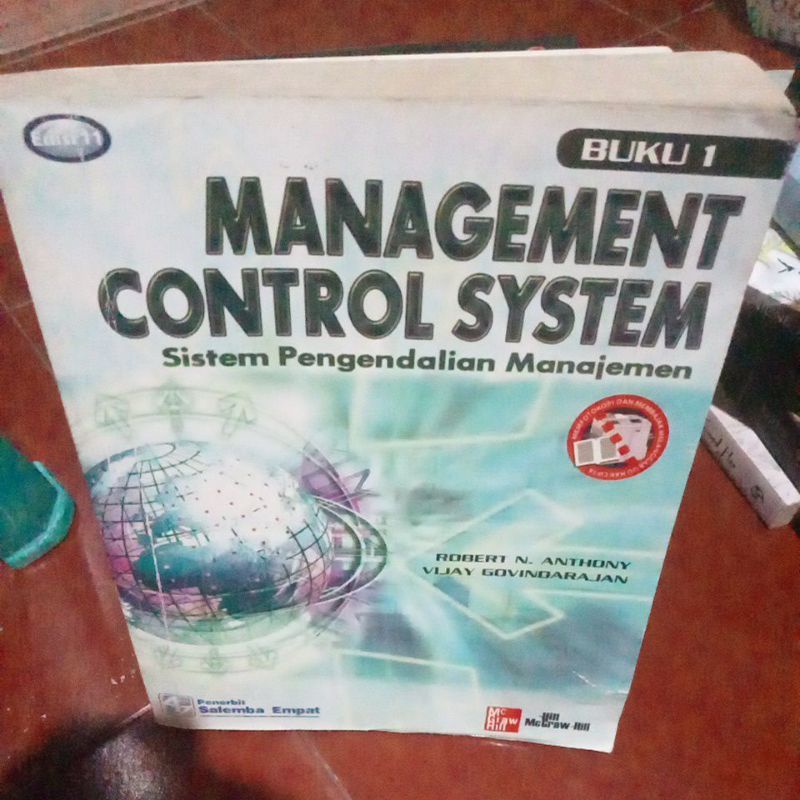 buku management control system atau sistem pengendalian manajemen karangan Robert Anthony buku 1