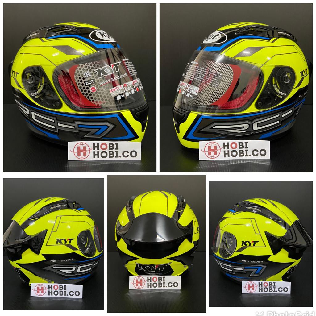 HELM KYT FULL FACE  RC7 MOTIF KYT RC SEVEN MOTIF RC 7 ORIGINAL-5