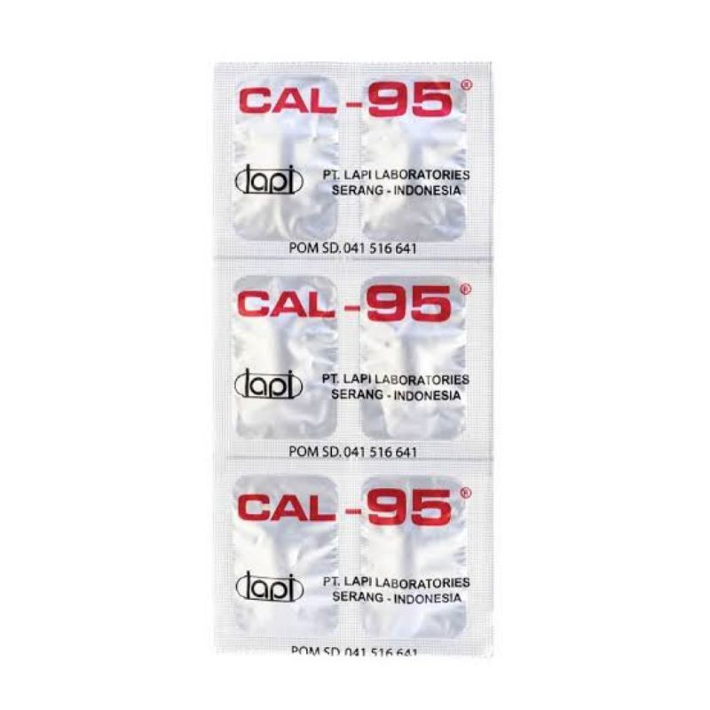 CAL-95 / Suplemen Kesehatan / Suplemen Kalsium / Osteoporosis / Strip / Kalsium