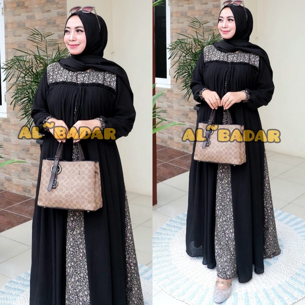 [ BISA COD] GAMIS SHAKILA IMPORT MIX CERUTY BABYDOLL, DRESS SHAKILA MODEL TERBARU,GAMIS BUSUIBY AL BADDAR