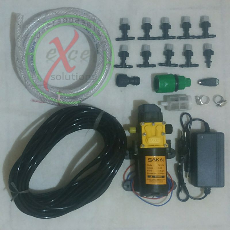 paket set misting kabut 10 nozzle
