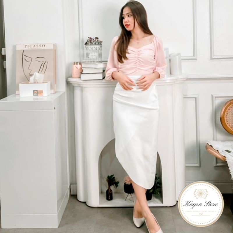 Abby Fey Skirt basic plain korean style