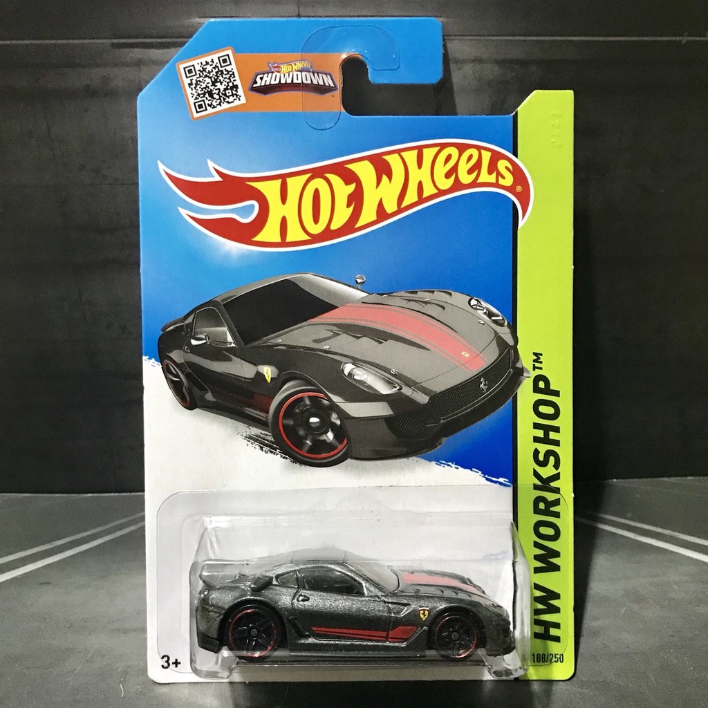 Hot Wheels Ferrari 599xx HW Workshop 2015 Black Metallic