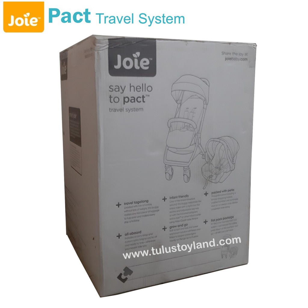 Joie Pact Travel System Pack Stroller Travel dan Car Seat Bayi