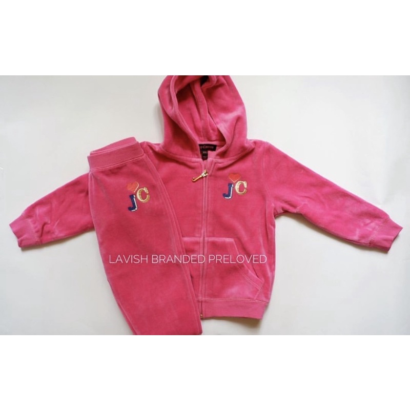 Preloved Jacket Juicy Couture Kids Anak Branded Baju Set Sz 18 bulan month