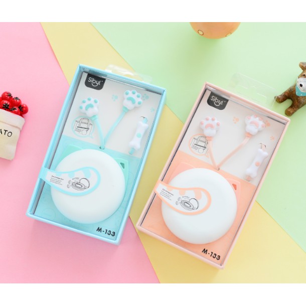 [M-133] Headset Earphone Karakter CAT PAW / KAKI KUCING / Earphone Bentuk TAPAK KAKI KUCING CAT CLAW
