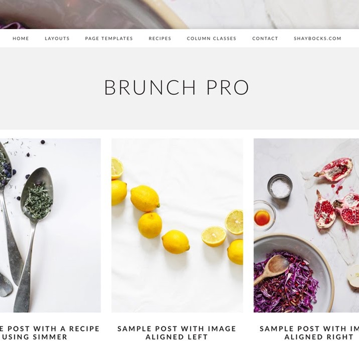 StudioPress Brunch Pro Genesis WP Theme