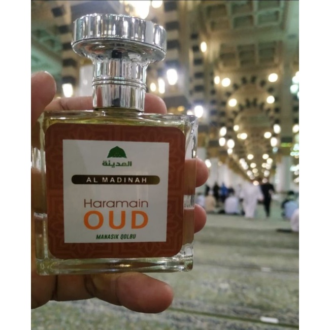 Parfum Haramain OUD.Al rawdah .kiswah Isi 50 ml