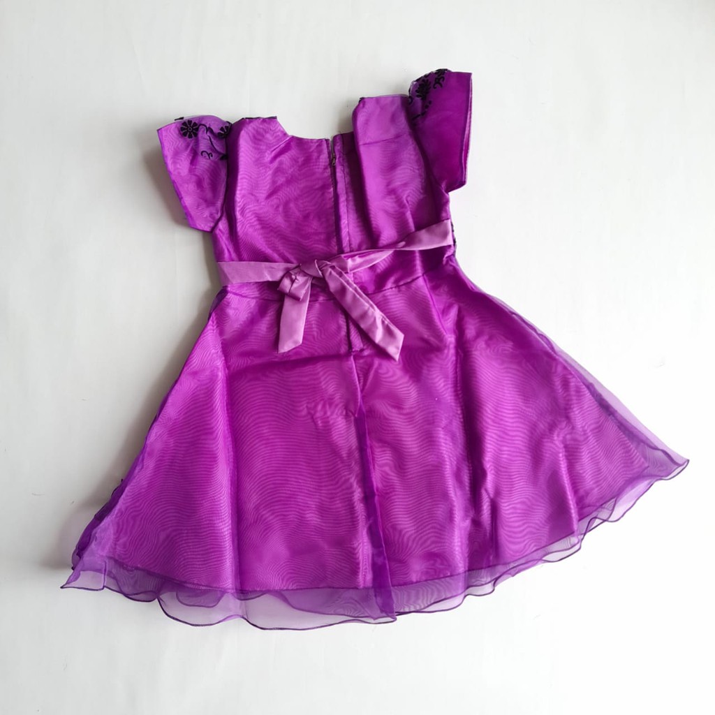 Baju Pesta Anak Perempuan 2 3 Tahun Warna Hijau Mint Import Gaun Anak Cewek Dress Anak Murah KA68
