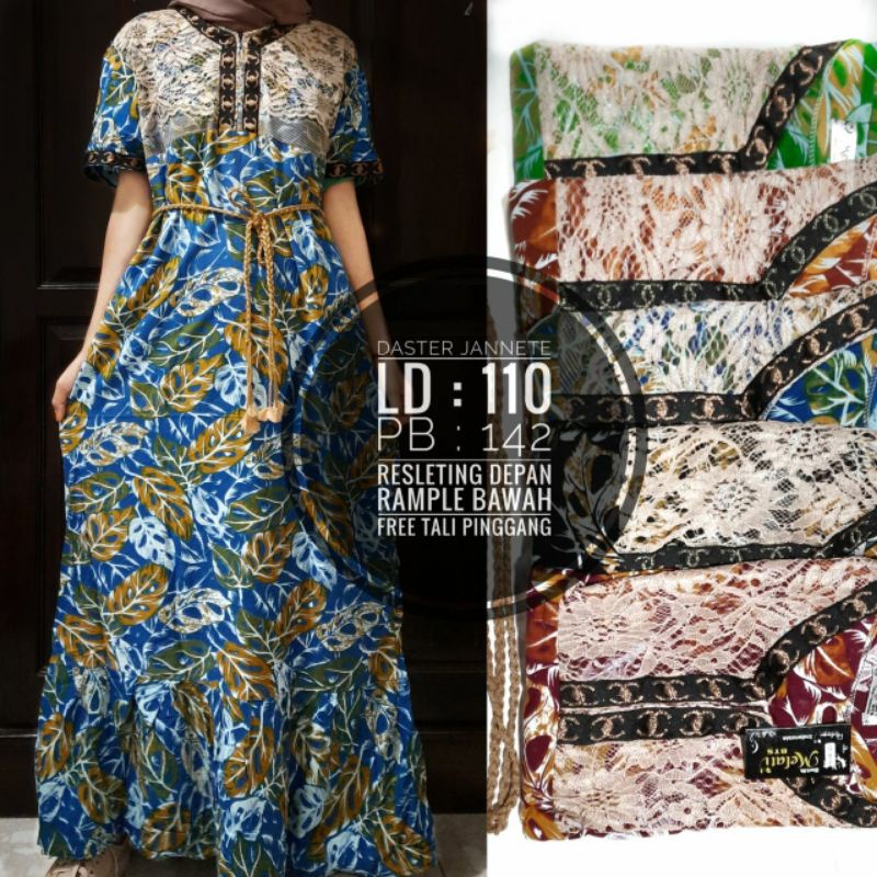 Daster KEKINIAN ARAB MIX BRUKAT BUSUI MOTIF JANDA BOLONG , CHANNEL