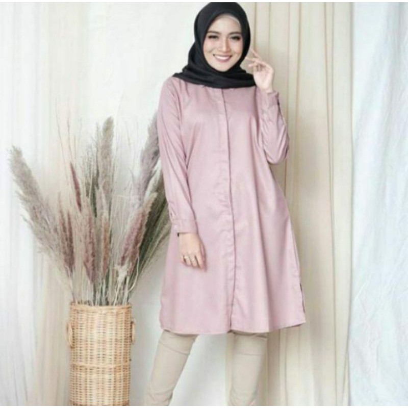 Tunik Toyobo Wanita LD 100cm &amp; LD 110cm Long Tunik