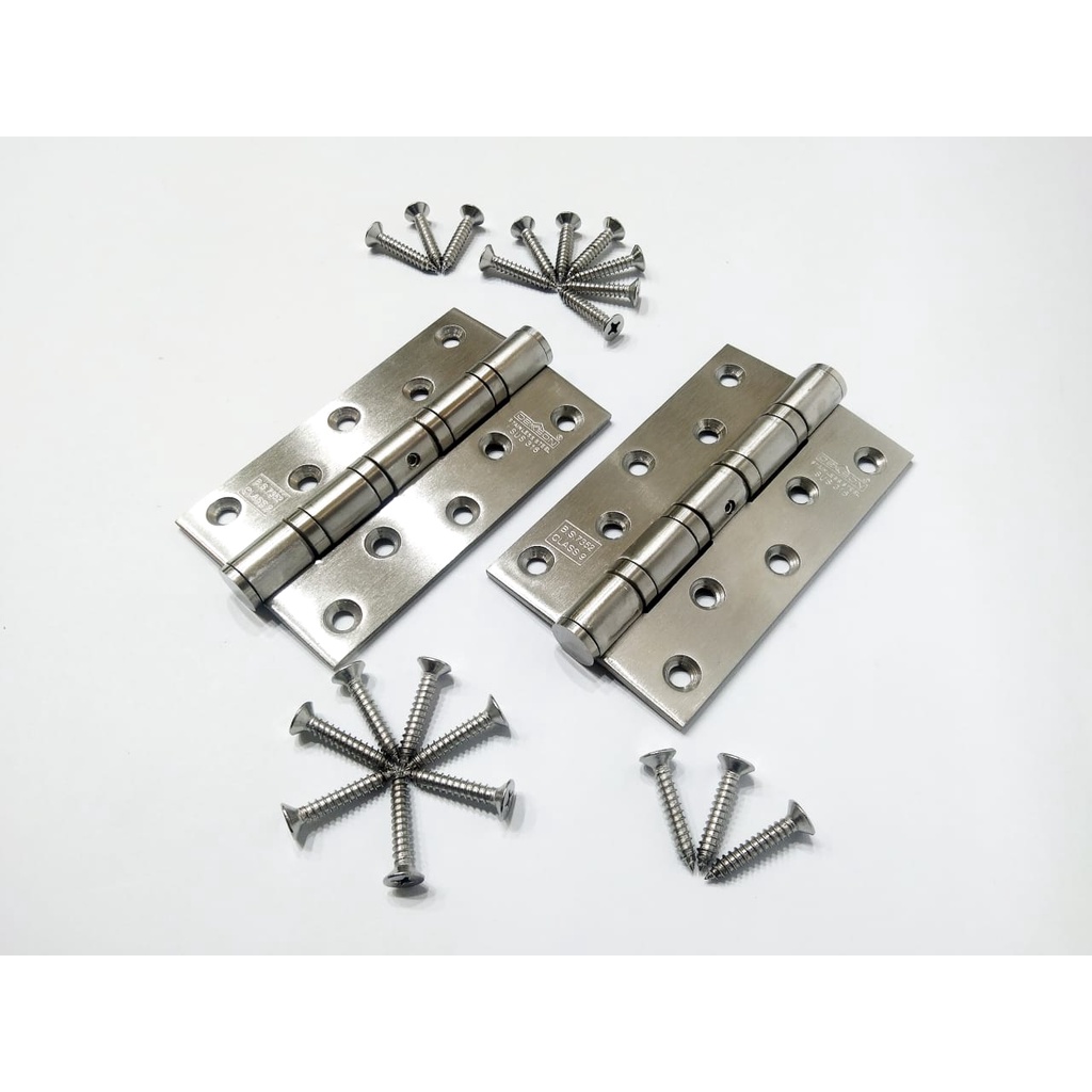 Engsel Pintu Merk Dekkson Ukuran 5 Inch Warna Stainless SUS 316
