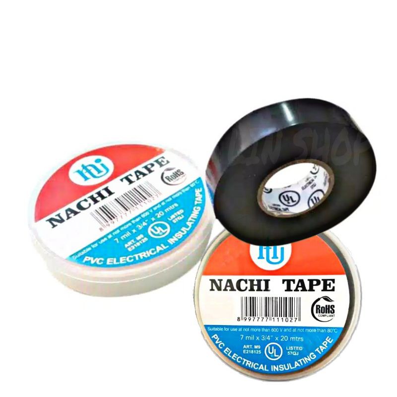 

NACHI ELECTRICAL TAPE / ISOLASI PENGAMAN LISTRIK NACHI TAPE