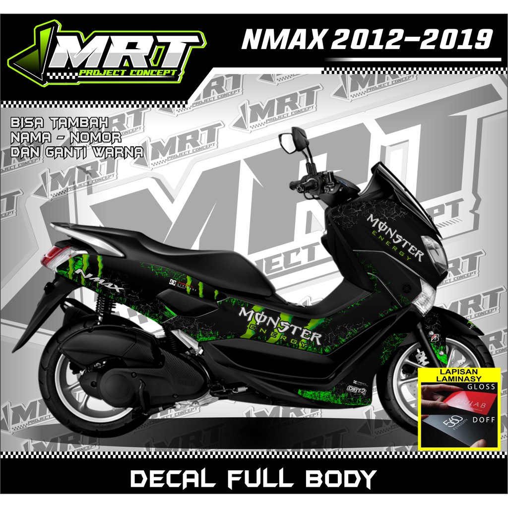 COD Decal Nmax Tahun 2012-2019 Full Body, Stiker Dekal Nmax 2012-2019 Full Body