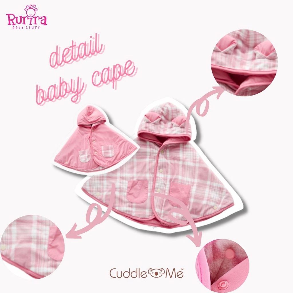 CuddleMe BabyCape Jaket Bayi Balita SNI Nyaman BERGARANSI -  Jaket anak Cuddleme