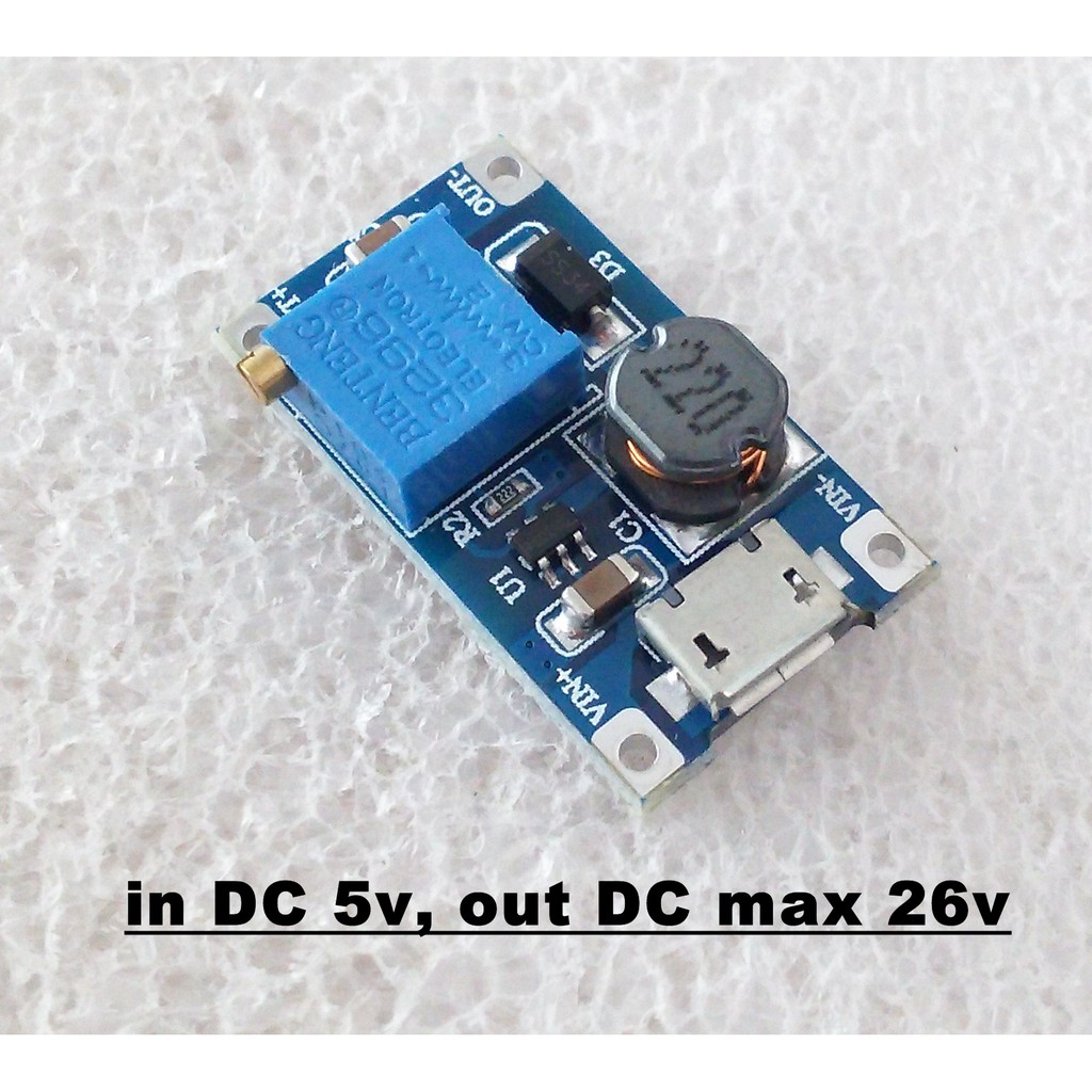 Micro 2a MT3608 step up DC-DC modul