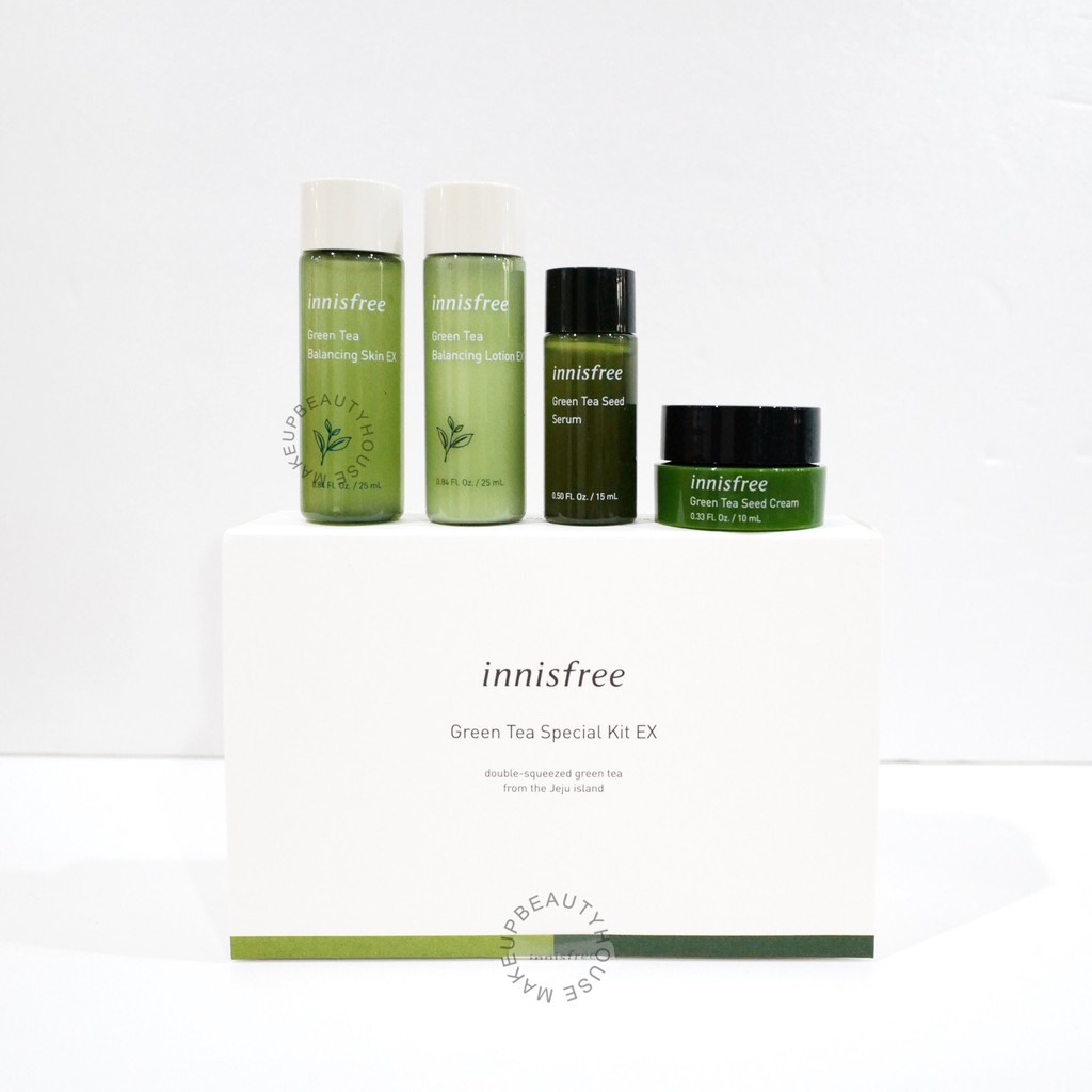 Innisfree Green Tea Special Kit Ex 4 Items Indonesia