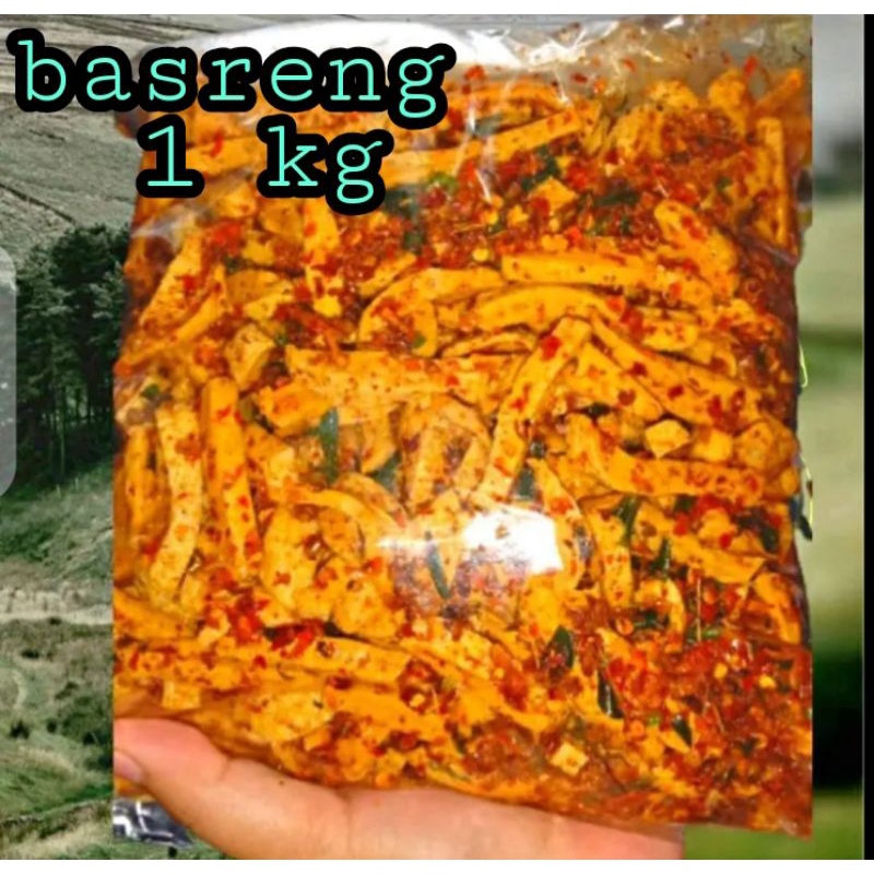 

Basreng pedas daun jeruk