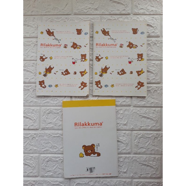 

Rilakkuma San-X Notebook ukuran B5 Bundling