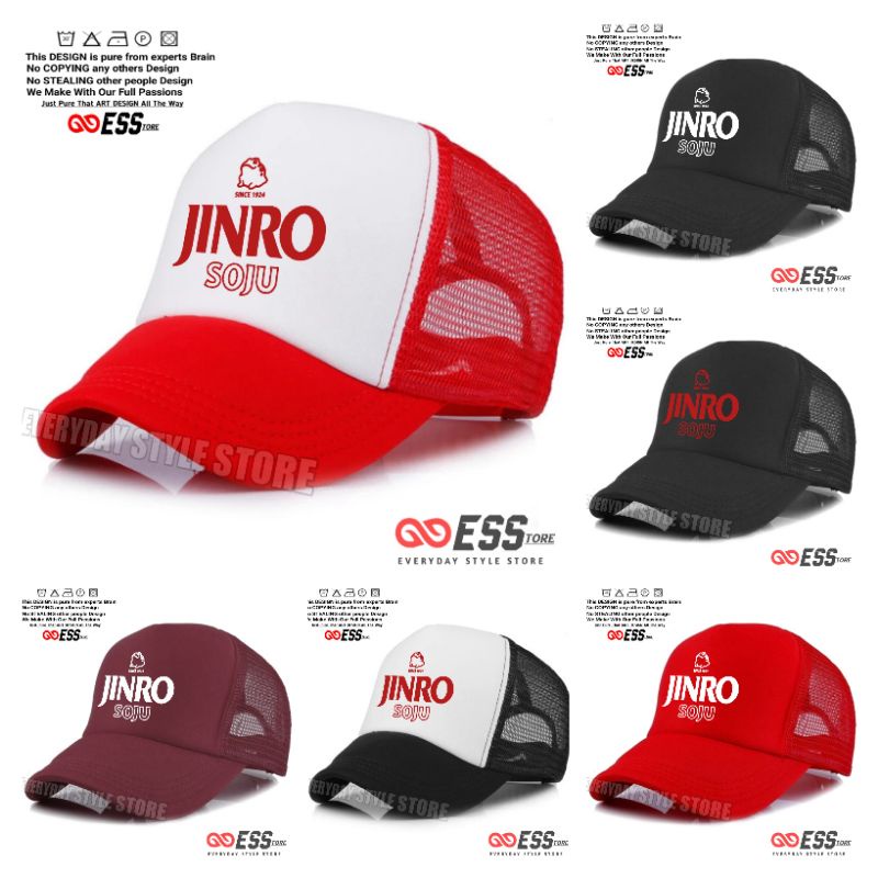 Topi Jinro Soju Trucker Jaring