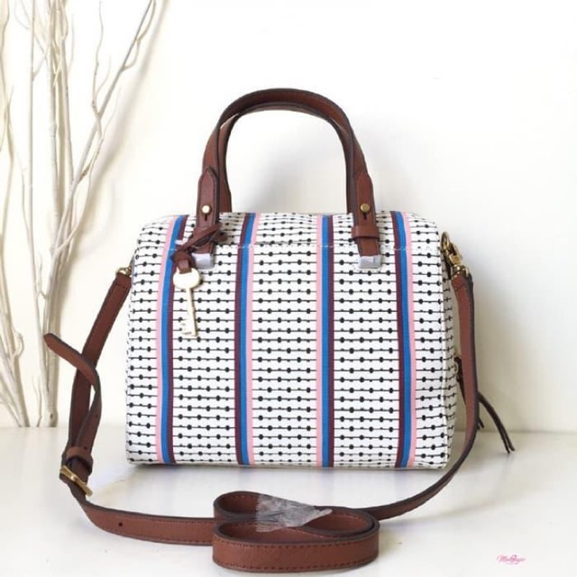 FOSSIL RACHEL SATCHEL ECRU