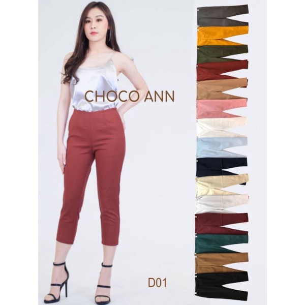 CELANA CHOCO ANN HIGH WAIST 7/8 SIZE XL DAN XXL D01 IMPORT BANGKOK PART 2