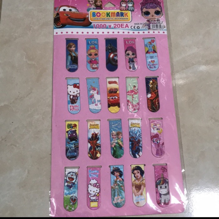 

Terbatas Pembatas Buku Magnet Isi 20 Terlaris