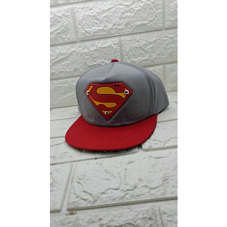 Topi Anak Snapback anak/Topi ploking anak/topi anak karakter-Superman 2