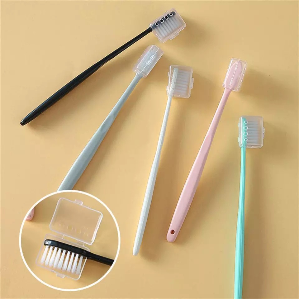 Sikat Gigi Dewasa Bahan Lembut 1 SET ISI 10 PCS AB25 oothbrush Double Care Sensitive Soft-Sweet Bee