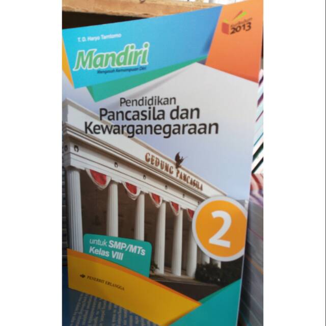 Mandiri Ppkn Kelas 2 Smp Mts 8 Penerbit Erlangga Kurikulum 13 Revisi Terbaru Shopee Indonesia