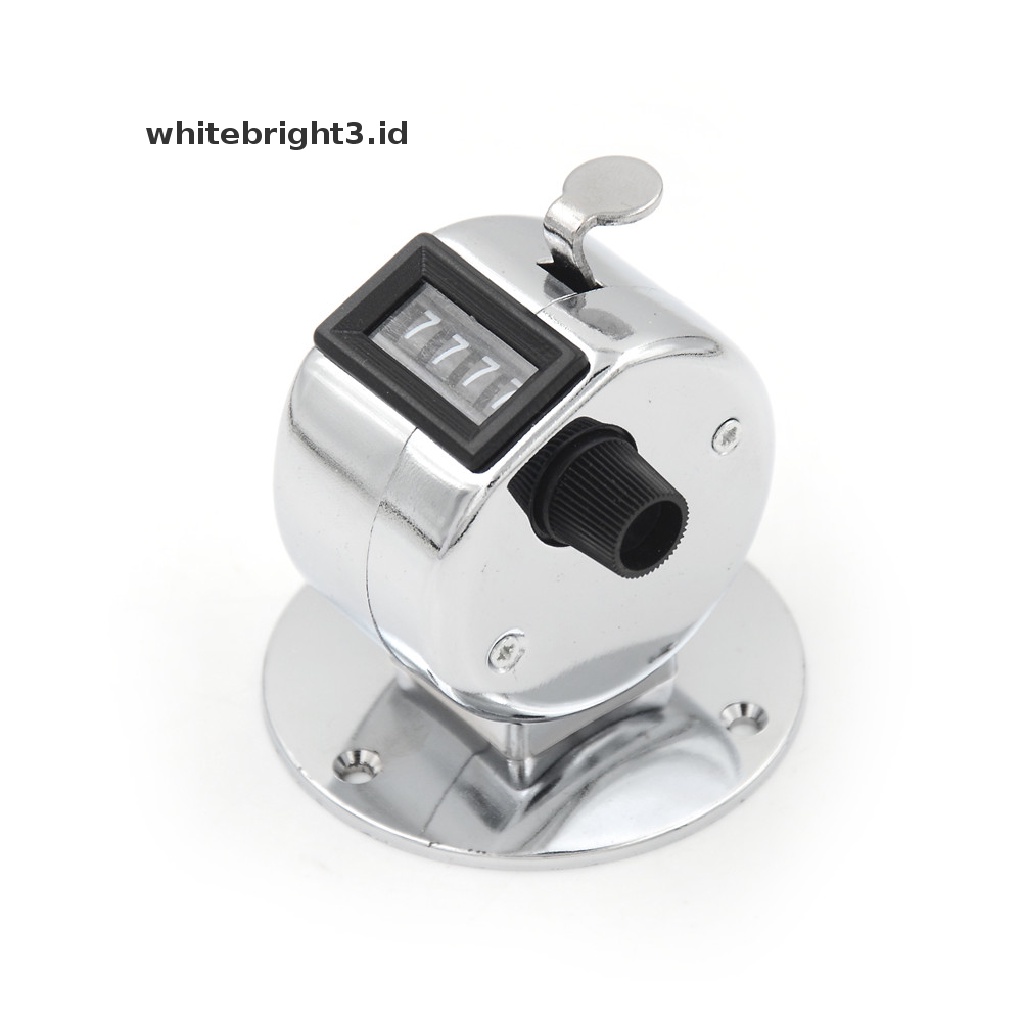 (whitebright3.id) Tally Counter / Alat Hitung Manual 4 Digit