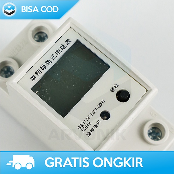 ALAT UKUR LISTRIK VOLTMETER TAFFWARE SMART POWER LCD DISPLAY FIREPROOF