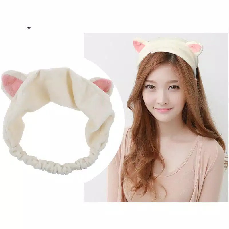 INFY- Bandana Bando Motif Kuping Hairband murah Korea Lucu Kucing Bando Headband Rambut Fashion R028