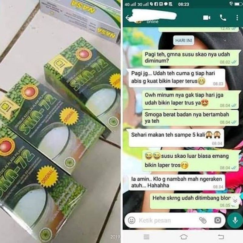 COD GRATIS Susu Kedelai Penggemuk Badan Herbal Aman