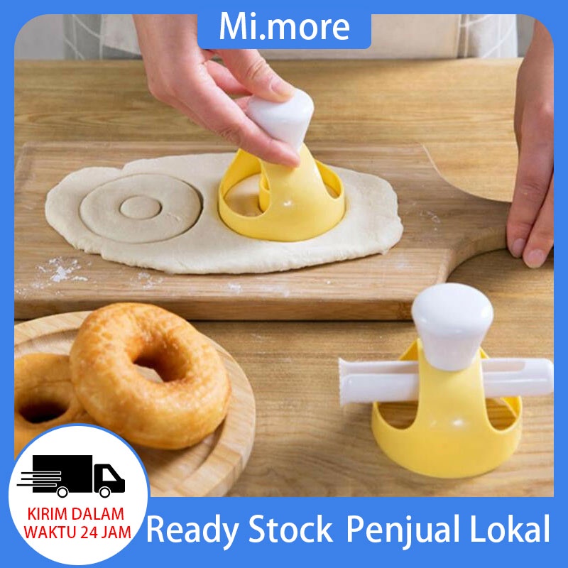 Mi.more DIY Cetakan Donat Pembuat Kue Dekorasi Alat Makanan Penutup Pembuat Roti Baking Persediaan Dapur Baking Pastry Alat