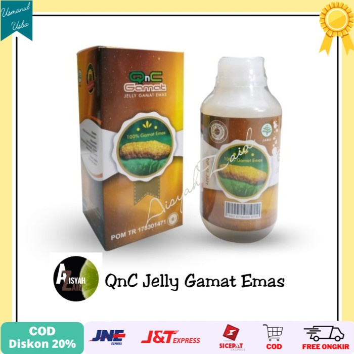 

❤COD❤ QnC Jelly Gamat | 100% Gamat Emas | Q n C 300 ml