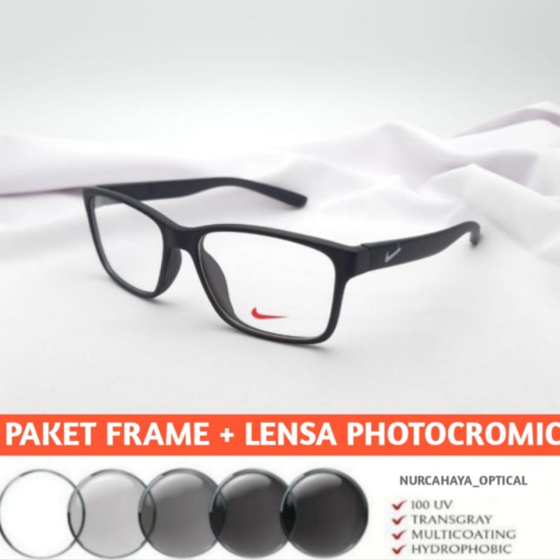 frame NIKE:7091 kacamata antiradiasi/photocromic/blueray